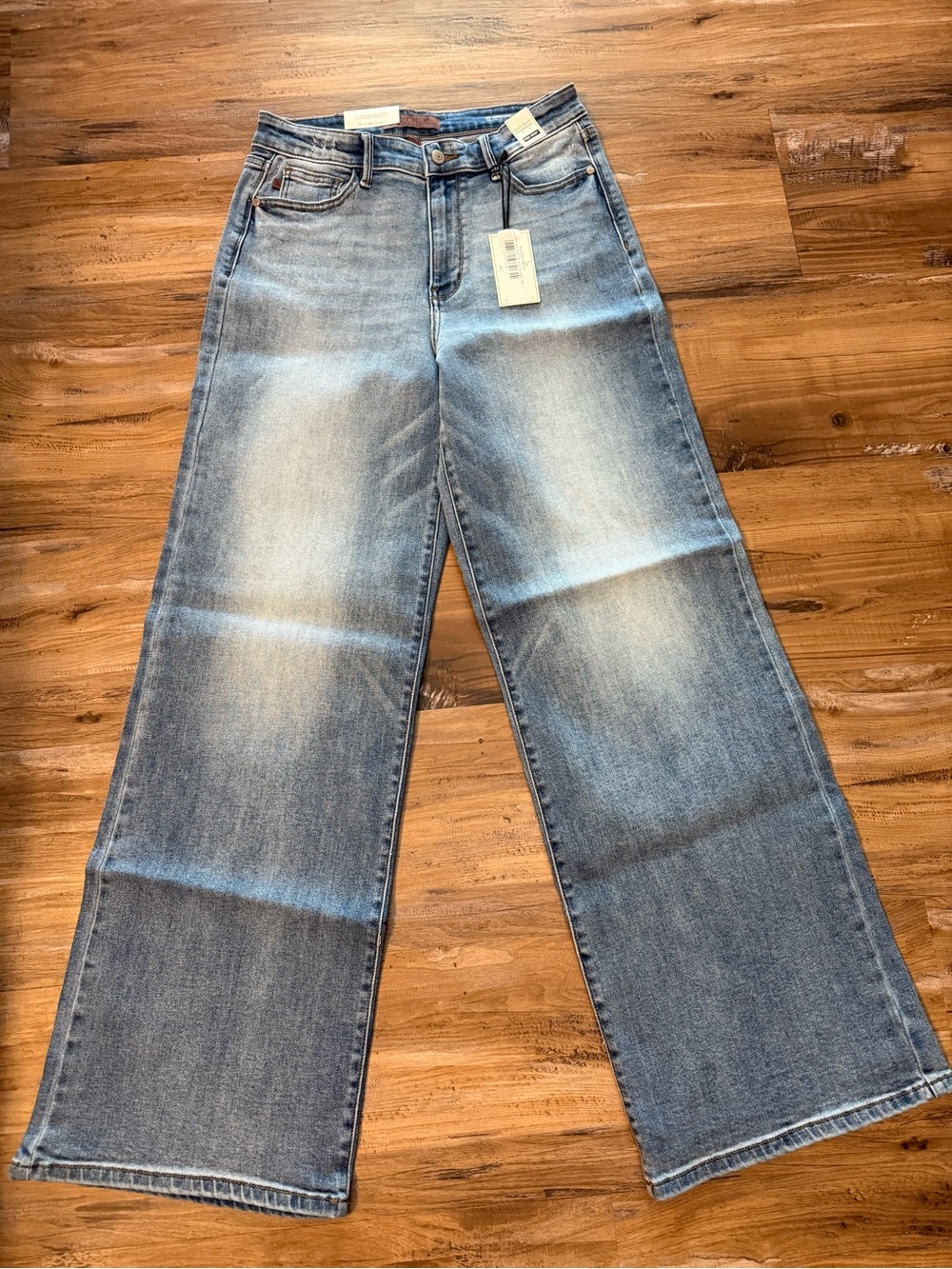 Judy Blue Light Blue Wide Leg High-Rise Jeans